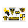 4110_aachen2 Aufkleberkarte Alemannia Aachen